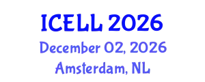 International Conference on English Language and Literature (ICELL) December 02, 2026 - Amsterdam, Netherlands