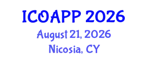 International Conference on Organic Agriculture and Plant Protection (ICOAPP) August 21, 2026 - Nicosia, Cyprus