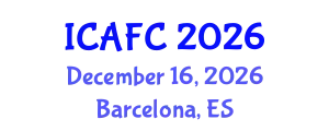 International Conference on Agriculture and Field Crops (ICAFC) December 16, 2026 - Barcelona, Spain