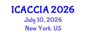 International Conference on Agriculture, Climate Change Impacts and Adaptation (ICACCIA) July 10, 2026 - New York, United States
