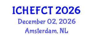 International Conference on Hydrogen Energy and Fuel Cells Technology (ICHEFCT) December 02, 2026 - Amsterdam, Netherlands