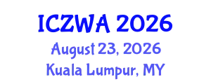 International Conference on Zoology and Wild Animals (ICZWA) August 23, 2026 - Kuala Lumpur, Malaysia