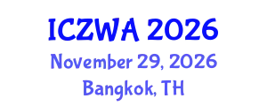 International Conference on Zoology and Wild Animals (ICZWA) November 29, 2026 - Bangkok, Thailand