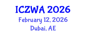 International Conference on Zoology and Wild Animals (ICZWA) February 12, 2026 - Dubai, United Arab Emirates