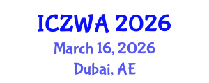 International Conference on Zoology and Wild Animals (ICZWA) March 16, 2026 - Dubai, United Arab Emirates