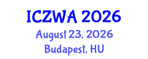 International Conference on Zoology and Wild Animals (ICZWA) August 23, 2026 - Budapest, Hungary