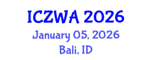 International Conference on Zoology and Wild Animals (ICZWA) January 05, 2026 - Bali, Indonesia