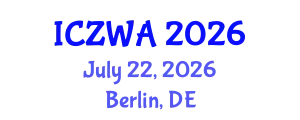 International Conference on Zoology and Wild Animals (ICZWA) July 22, 2026 - Berlin, Germany