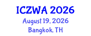 International Conference on Zoology and Wild Animals (ICZWA) August 19, 2026 - Bangkok, Thailand