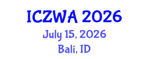 International Conference on Zoology and Wild Animals (ICZWA) July 15, 2026 - Bali, Indonesia
