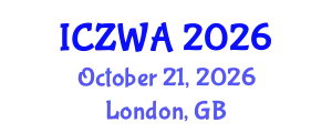 International Conference on Zoology and Wild Animals (ICZWA) October 21, 2026 - London, United Kingdom
