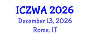 International Conference on Zoology and Wild Animals (ICZWA) December 13, 2026 - Rome, Italy