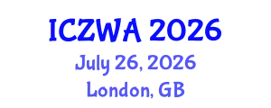 International Conference on Zoology and Wild Animals (ICZWA) July 26, 2026 - London, United Kingdom