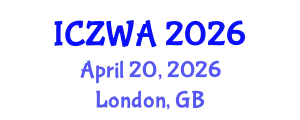 International Conference on Zoology and Wild Animals (ICZWA) April 20, 2026 - London, United Kingdom