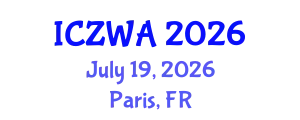International Conference on Zoology and Wild Animals (ICZWA) July 19, 2026 - Paris, France