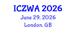 International Conference on Zoology and Wild Animals (ICZWA) June 29, 2026 - London, United Kingdom
