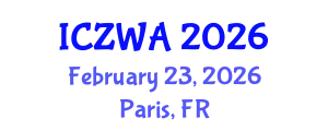 International Conference on Zoology and Wild Animals (ICZWA) February 23, 2026 - Paris, France