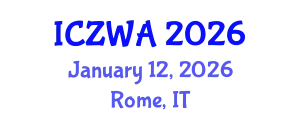 International Conference on Zoology and Wild Animals (ICZWA) January 12, 2026 - Rome, Italy