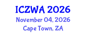 International Conference on Zoology and Wild Animals (ICZWA) November 04, 2026 - Cape Town, South Africa