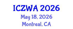 International Conference on Zoology and Wild Animals (ICZWA) May 18, 2026 - Montreal, Canada