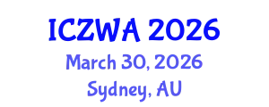 International Conference on Zoology and Wild Animals (ICZWA) March 30, 2026 - Sydney, Australia