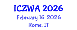 International Conference on Zoology and Wild Animals (ICZWA) February 16, 2026 - Rome, Italy