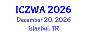International Conference on Zoology and Wild Animals (ICZWA) December 20, 2026 - Istanbul, Turkey