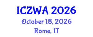 International Conference on Zoology and Wild Animals (ICZWA) October 18, 2026 - Rome, Italy