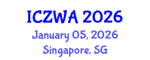 International Conference on Zoology and Wild Animals (ICZWA) January 05, 2026 - Singapore, Singapore
