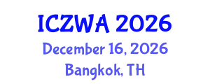International Conference on Zoology and Wild Animals (ICZWA) December 16, 2026 - Bangkok, Thailand
