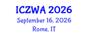 International Conference on Zoology and Wild Animals (ICZWA) September 16, 2026 - Rome, Italy