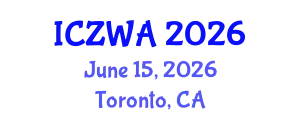 International Conference on Zoology and Wild Animals (ICZWA) June 15, 2026 - Toronto, Canada