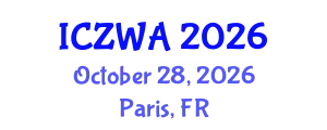 International Conference on Zoology and Wild Animals (ICZWA) October 28, 2026 - Paris, France