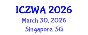 International Conference on Zoology and Wild Animals (ICZWA) March 30, 2026 - Singapore, Singapore