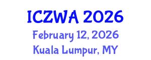 International Conference on Zoology and Wild Animals (ICZWA) February 12, 2026 - Kuala Lumpur, Malaysia