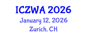 International Conference on Zoology and Wild Animals (ICZWA) January 12, 2026 - Zurich, Switzerland