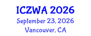 International Conference on Zoology and Wild Animals (ICZWA) September 23, 2026 - Vancouver, Canada