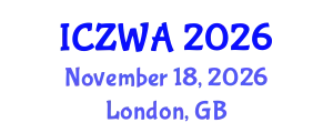 International Conference on Zoology and Wild Animals (ICZWA) November 18, 2026 - London, United Kingdom