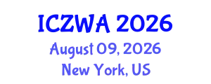 International Conference on Zoology and Wild Animals (ICZWA) August 09, 2026 - New York, United States