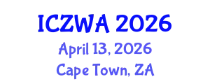 International Conference on Zoology and Wild Animals (ICZWA) April 13, 2026 - Cape Town, South Africa