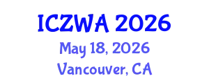 International Conference on Zoology and Wild Animals (ICZWA) May 18, 2026 - Vancouver, Canada