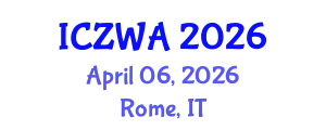 International Conference on Zoology and Wild Animals (ICZWA) April 06, 2026 - Rome, Italy