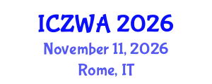 International Conference on Zoology and Wild Animals (ICZWA) November 11, 2026 - Rome, Italy