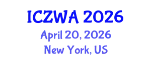 International Conference on Zoology and Wild Animals (ICZWA) April 20, 2026 - New York, United States