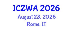 International Conference on Zoology and Wild Animals (ICZWA) August 23, 2026 - Rome, Italy