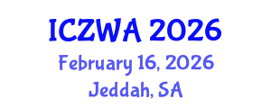International Conference on Zoology and Wild Animals (ICZWA) February 16, 2026 - Jeddah, Saudi Arabia