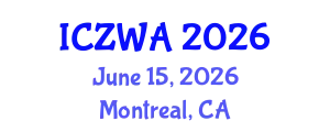 International Conference on Zoology and Wild Animals (ICZWA) June 15, 2026 - Montreal, Canada