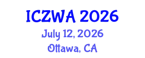 International Conference on Zoology and Wild Animals (ICZWA) July 12, 2026 - Ottawa, Canada