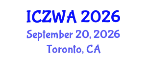 International Conference on Zoology and Wild Animals (ICZWA) September 20, 2026 - Toronto, Canada