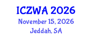 International Conference on Zoology and Wild Animals (ICZWA) November 15, 2026 - Jeddah, Saudi Arabia